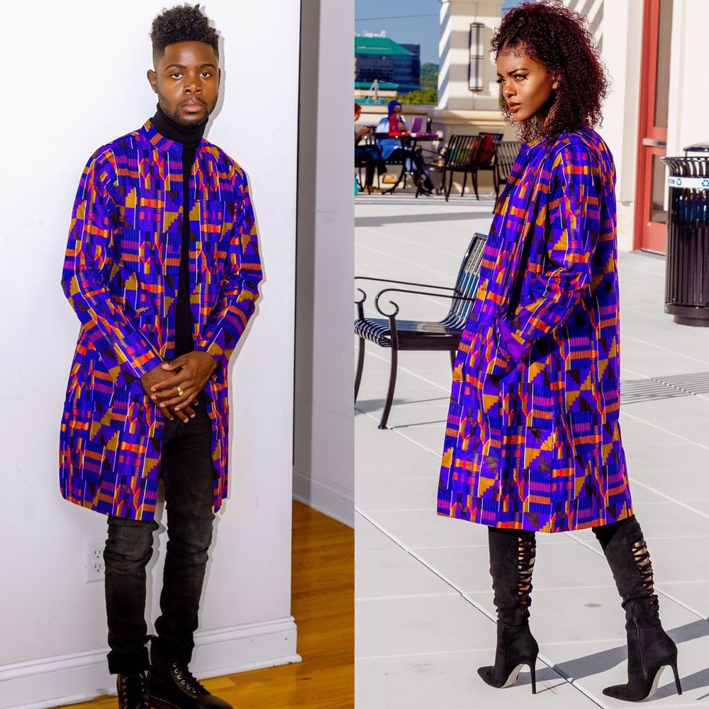 KENTE MAUVE JACKET